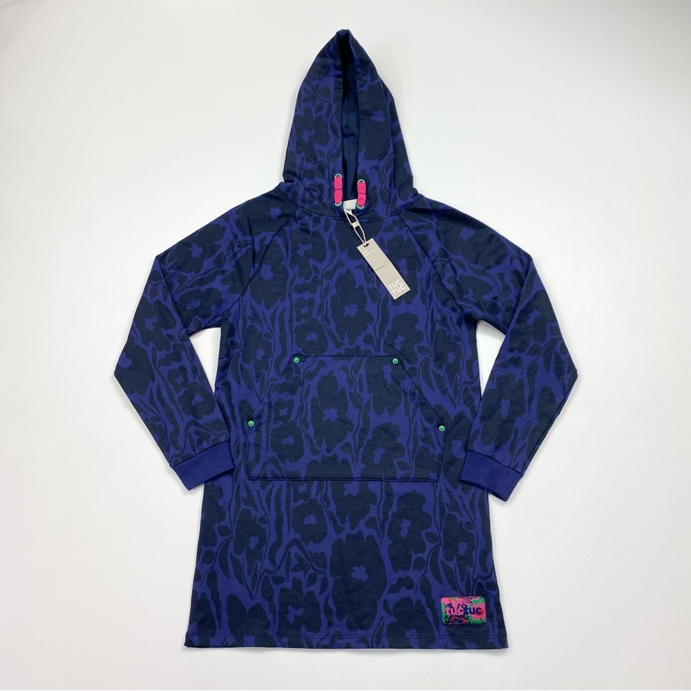 NEW! Girl’s Tuc Tuc Long Sleeve Hooded Plush Dress Size 8 W/Tags